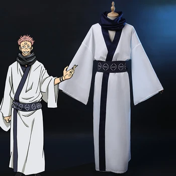Anime Jujutsu Kaisen Ryomen Sukuna Cosplay Kostüm Japon Kimono Fantezi Elbise Kıyafetler Cadılar Bayramı Karnaval Üniforma Custom Made