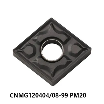 CNMG120408 CNMG 10 adet/kutu CNMG120404-99 CNMG120408-99 PM20-Paslanmaz Çelik için İC907 Dönüm Aracı Kesici Uçlar Torna CNC TF 