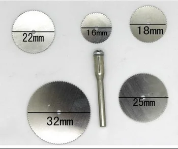sıcak satış Mini hss 5 adet testere bıçağı dremel disk döner aletler için bakır alüminyum ahşap plastik fiber cam kesim