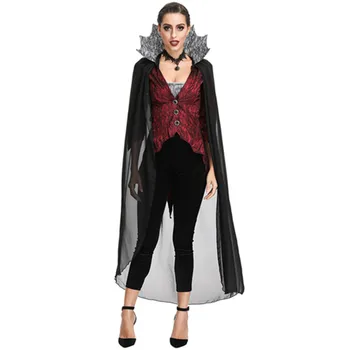 Cadılar bayramı Karnaval Parti Kadın Vampir Avrupa Asil Mahkemesi Kostüm Kadınlar İçin Film Cosplay Fantezi Kıyafet Giyim Seti