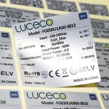 Ücretsiz kargo PVC / kağıt özelleştirilmiş etiket etiket logo baskı / kendinden yapışkanlı nakliye etiketleri