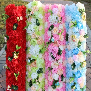 Yeni Varış Zarif yapay çiçek Satır Düğün Centerpieces Yol Alıntı Çiçek Masa Koşucu Dekorasyon Malzemeleri Ücretsiz Kargo
