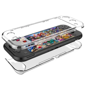 Temizle PC sert çanta Koruyucu Kapak Kabuk Nintendo Anahtarı Lite NS Mini Oyun Konsolu Kristal Şeffaf Tam Vücut Koruyucu