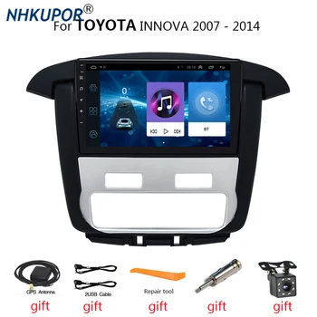 8 Çekirdekli Android otomobil radyosu Toyota INNOVA 2007-2014 İçin Carplay 4G Araba Multimedya Oynatıcı GPS Navigasyon 2din Autoradio Kafa Ünitesi