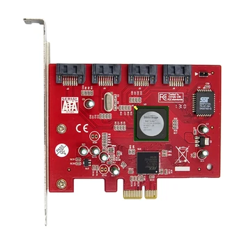 PCI - E X1 4-Port SATA sabit disk Dizi Kartı 4-Port SATA Disk Genişletme Kartı RAID 3124 PCIE X1/X4/X8/X16 Yuvası