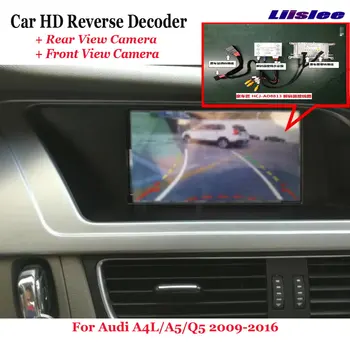 Araba dvr'ı Dikiz Ön Kamera Ters Görüntü Dekoder Audi A4L/A5 / Q5 2009-2016 Navigasyon Olmadan Orijinal Ekran Yükseltme