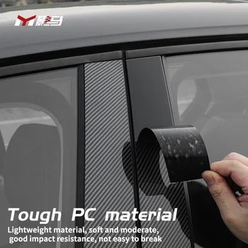 Volkswagen Golf 8 için özel pencere ayağı dekorasyon şerit RLİNE dış modifikasyon aksesuarları vücut koruma yama