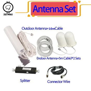 2g 3g 4g Anten 800 850 900 1800 1900 2100 2600 CDMA GSM ADET UMTS LTE Hücresel Amplifikatör, 1 ila 2 oda mobil sinyal güçlendirici