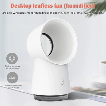 3 İn 1 Yaz Mini Fan 3 Hız Ayarlanabilir Fanlar Ev OfficeDesk Masası Seyahat USB Powered Fan İle led ışık
