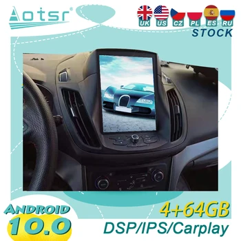 Android Ford Kuga Tesla Araba Radyo GPS Navigasyon Multimedya Video Oynatıcı Oto Ses Stereo Kafa Ünitesi CD Çalar