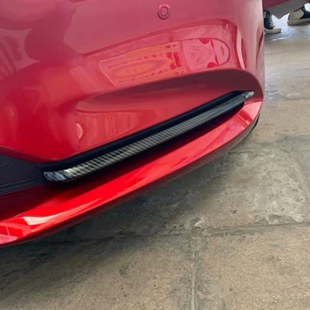 Mazda 6 için Fit M6 Mazda6 Atenza 2019 2020 ARABA Aksesuarları ABS Karbon Fiber Ön Sis İşık Lambası Göz Kapağı Kapak Trim 2 ADET