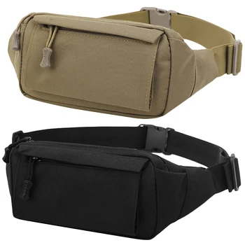 Moda erkek Vintage fanny paketi Göğüs omuzdan askili çanta 3 Cepler Naylon Askeri Çok Fonksiyonlu bel kemeri bel çantası Okul