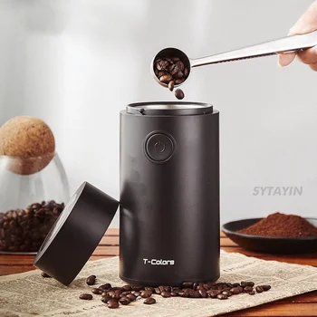 Elektrikli Kahve Değirmeni Espresso Çok Fonksiyonlu Değirmeni Makinesi Ev Seyahat için Taşınabilir Şarj Edilebilir Mutfak Aracı Öğütücüler