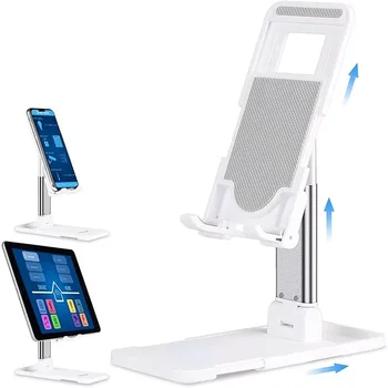 Cep telefonu braketi Masaüstü Cep Telefonu Tutucu Standı iPhone iPad Samsung Tablet için Katlanabilir Cep Telefonu Masa Standı