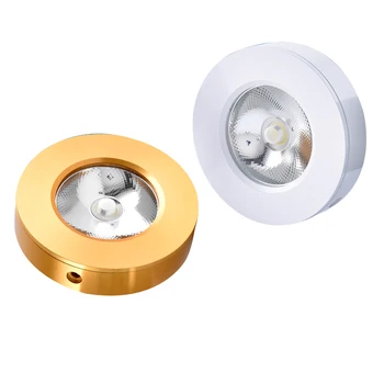 10 adet LED koçanı yüzeye monte Downlight 3W / 5W / 7W / 9W / 12W beyaz / siyah / altın konut 220V tavan Spot ışık ev dekor