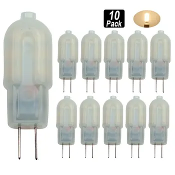 10 adet G4 led 3 W 12 * 2835SMD 300-360 LM Spot ışıkları T dekoratif mısır ampuller Bi - pin ışık AC220 V halojen lamba yerine 360 derece