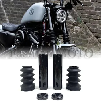 Motosiklet ön çatal amortisör kiti İçin Harley Sportster XL883 Ön çatal amortisör kapağı