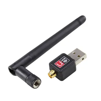 Anten Harici ile 150M mini USB Kablosuz Ağ Kartı / LAN USB Wifi Alıcısı