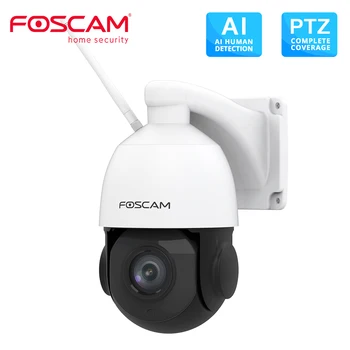 Foscam SD2X 1080 P Dual-Band WıFı PTZ Açık Kamera 18X Optik Zoom Dahili Mikrofon Destekler 128G Mikro SD Kart