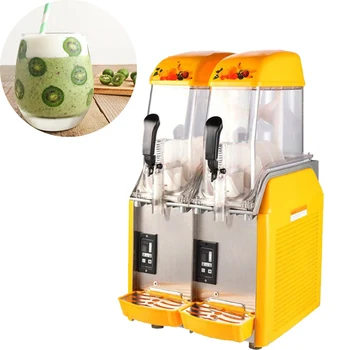 Düşük fiyat yeni stil mini çift tanklar buzlu içecek makinesi /Kar Eritme makinesi / Kum buz makinesi satılık