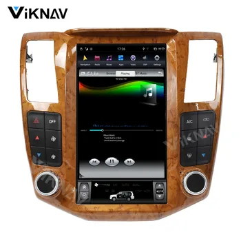 Android dikey ekran araba radyo Lexus RX için RX300 RX330 RX350 RX400H 2004-2008 araba GPS navigasyon multimedya DVD oynatıcı