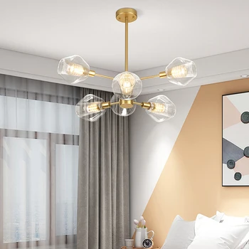 Modern LED avize aydınlatma lambası yemek odası dekorasyon yatak odası oturma odası kolye ışıkları yeni ev asılı lamba aydınlatma
