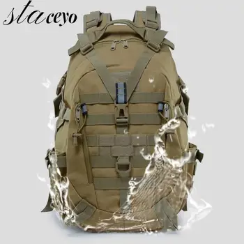 25L Büyük Kapasiteli Sırt Çantası Su Geçirmez Naylon Askeri Taktikleri Molle askeri çanta Erkekler Sırt Çantası Sırt Çantası Yürüyüş İçin seyahat sırt çantaları