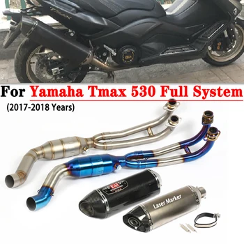 Yamaha Tmax 530 için T-max 530 2017-2018 moto rcycle Yoshimura Egzoz Kaçış Moto Değiştirmek Susturucu Tam Sistem DB Killer moto çapraz