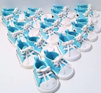 Kek Aracı 3.5 inç bebek ayakkabı plastik kesici kalıp Kalıp araçları fondan Kek Pişirme Buzlanma Buz DIY