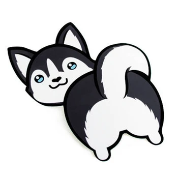 Sevimli Peeking Pet Köpek Karikatür Araba Sticker PVC Tampon Cam Aksesuarları Dizüstü Dekorasyon Yüksek Kaliteli Su Geçirmez Oto Çıkartması