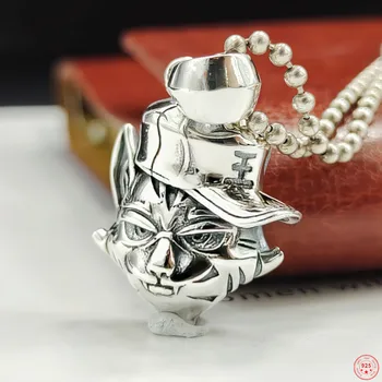 Moda S925 Ayar Gümüş Charm Kolye 2022 Yeni Moda Popüler Palyaço askı süsleri Saf Argentum Takı Erkekler Kadınlar için