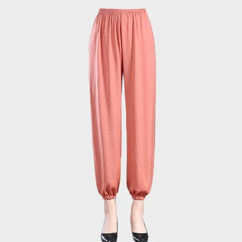 Kaliteli Kadın pantolon yaz Büyük boy Harem pantolon Ürünleri Trend Yüksek bel Bloomers rahat pantolon fabrika Outlet 177