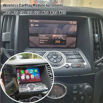 WIFI Android Otomatik ıphone CarPlay Kutusu Infiniti G35 M35 M25 G37 G25 FX35 QX50 EX35 EX25 Araba Navigasyon Ekran Yansıtma