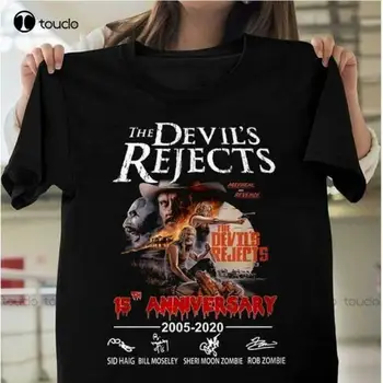 Şeytanın Reddeder 15th Yıldönümü - siyah tişört Unisex Kadın Erkek Tee Gömlek