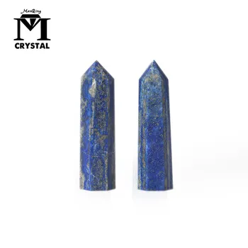 Doğal Lapis Lazuli Altıgen Sütun Kristal Noktası Şifa Değnek Mineral Kristal Ev Dekorasyon Taş Çalışma Odası Dekorasyon