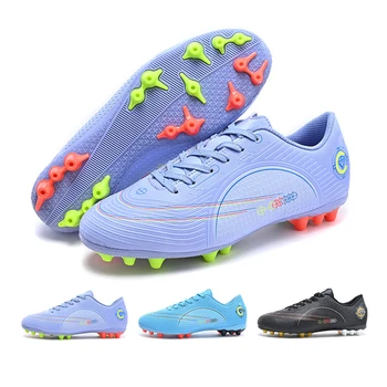 Erkekler Yeni Futbol Ayakkabıları AG / SG Aşınmaya dayanıklı Ultralight Açık Çim Futbol Eğitimi Maç Çizmeler Kadın Çocuk Spor ayakkabı