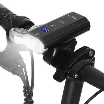 Bisiklet ışığı 1200LM USB şarj edilebilir bisiklet Ön Gidon Lambası Dekorasyon 6000mAh Ön Lamba El Feneri Bisiklet Ekipmanları