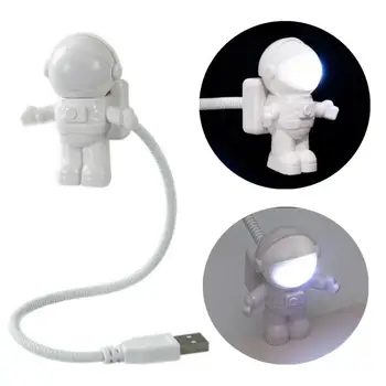 LED Astronot Gece Lambası USB masa lambası Esnek Led Gece Lambası 5V okuma masası ışık Uzay Adamı Dekorasyon Lambası Dizüstü Bilgisayar İçin