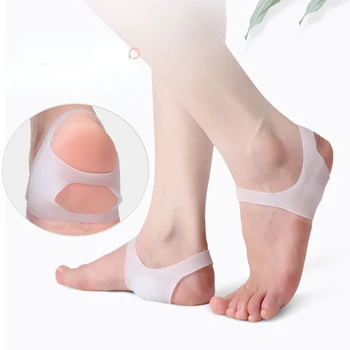 2 adet O tipi Ayak Düzeltici Tabanlık Pedleri Kaymaz Ayakkabı Erkekler ve Kadınlar için Silikon Ortopedik Tabanlık Ayak Bakımı Aracı