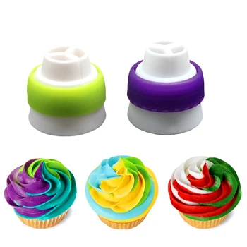 3 Renk Çoğaltıcı Kek Araçları Bakeware Kek Fondan Çerez Kesiciler Krem Dekorasyon Çanta Dönüştürücü Kek Araçları