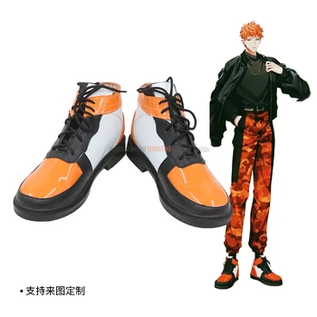 Hipnoz Mikrofon Bölümü Rap Savaş Busujima Meisonriō Anime Karakterler Ayakkabı Cosplay ayakkabı Botları Parti Kostüm Prop