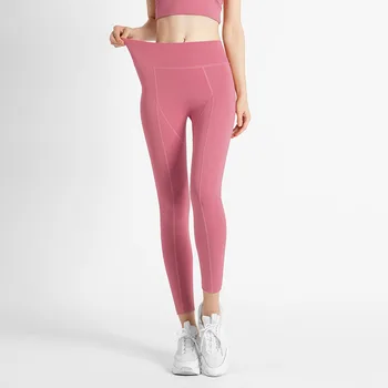 Kadınlar Yüksek Waisted Atletik Tayt Cepler İle Şeftali Butt Kalça Kaldırma Egzersiz Yoga Pantolon Çabuk kuruyan Spor Spor Pantolon