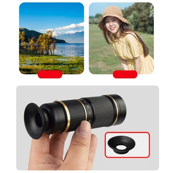 Evrensel 18X Zoom teleskop lensi Monoküler cep telefonu Kamera Lens HD Smartphone Lens Kamp Avcılık Spor için