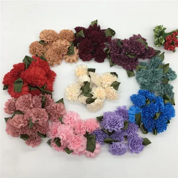 3D yay mat Kumaş Çiçek Ev Dekorasyon Çelenk Yüksek kaliteli yapay çiçek Sevgililer Hediye Noel Düğün Dekorasyon