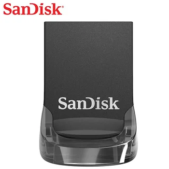 SanDisk Mini USB sürücüsü Yüksek Hızlı Kalem Sürücü Depolama 64 GB 128 GB USB 3.1 Bellek Sopa 256 GB Microdrive Pendrive Telefon Bilgisayar