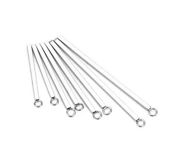 20 adet / grup Paslanmaz çelik Uzun sütun Konektörü Metal Alaşım Kolye diy bilezik Takı Yapımı İçin dfh5s