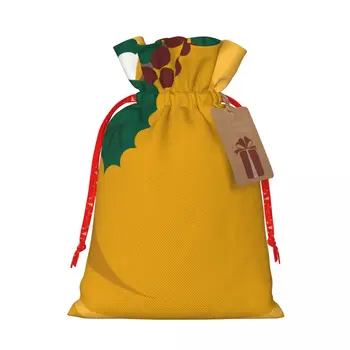 Çuval bezi noel hediyesi Çanta Takı Ambalaj Çanta Düğün Parti Dekorasyon Çekilebilir Çanta Küçük Çan