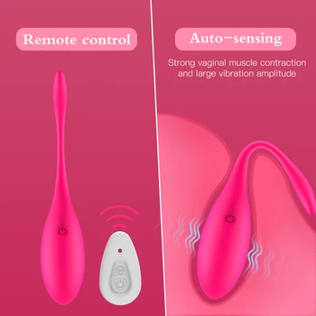 Klitoris Stimülatörü Yükseltilmiş Otomatik Basınç Algılama Vibratörler Kadınlar İçin Kablosuz Uzaktan Kumanda Seks Oyuncakları Vibrat Kegel Topu