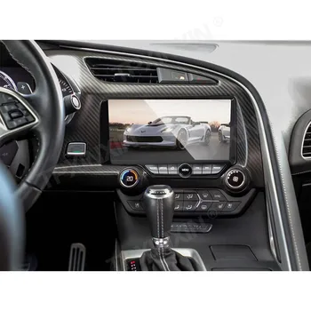 Chevrolet Corvette için C7 2013-2020 Android 10 Araba Stereo Radyo Ekran Tesla Multimedya Oynatıcı Araba GPS navigasyon Başkanı Ünitesi
