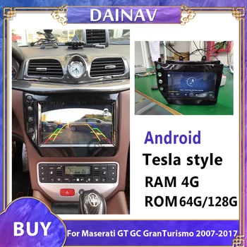 Android Araba Radyo DVD Multimedya Oynatıcı İçin Maserati GT GC GranTurismo 2007 2008 2009-2017 GPS Navigasyon Autoradio Dokunmatik Ekran